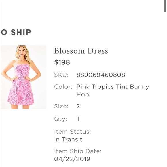 Lilly Pulitzer Blossom Dress - Picture 3 of 3